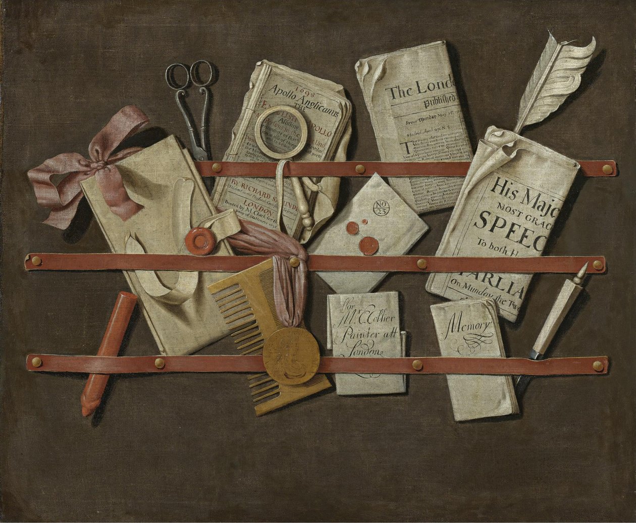 Trompe loeil, 1698 af Edward Collier
