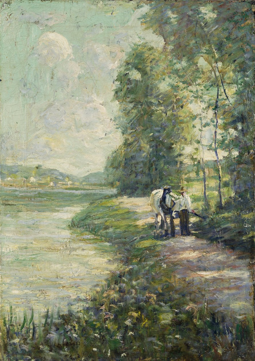 Den hvide båd af Edward Cucuel