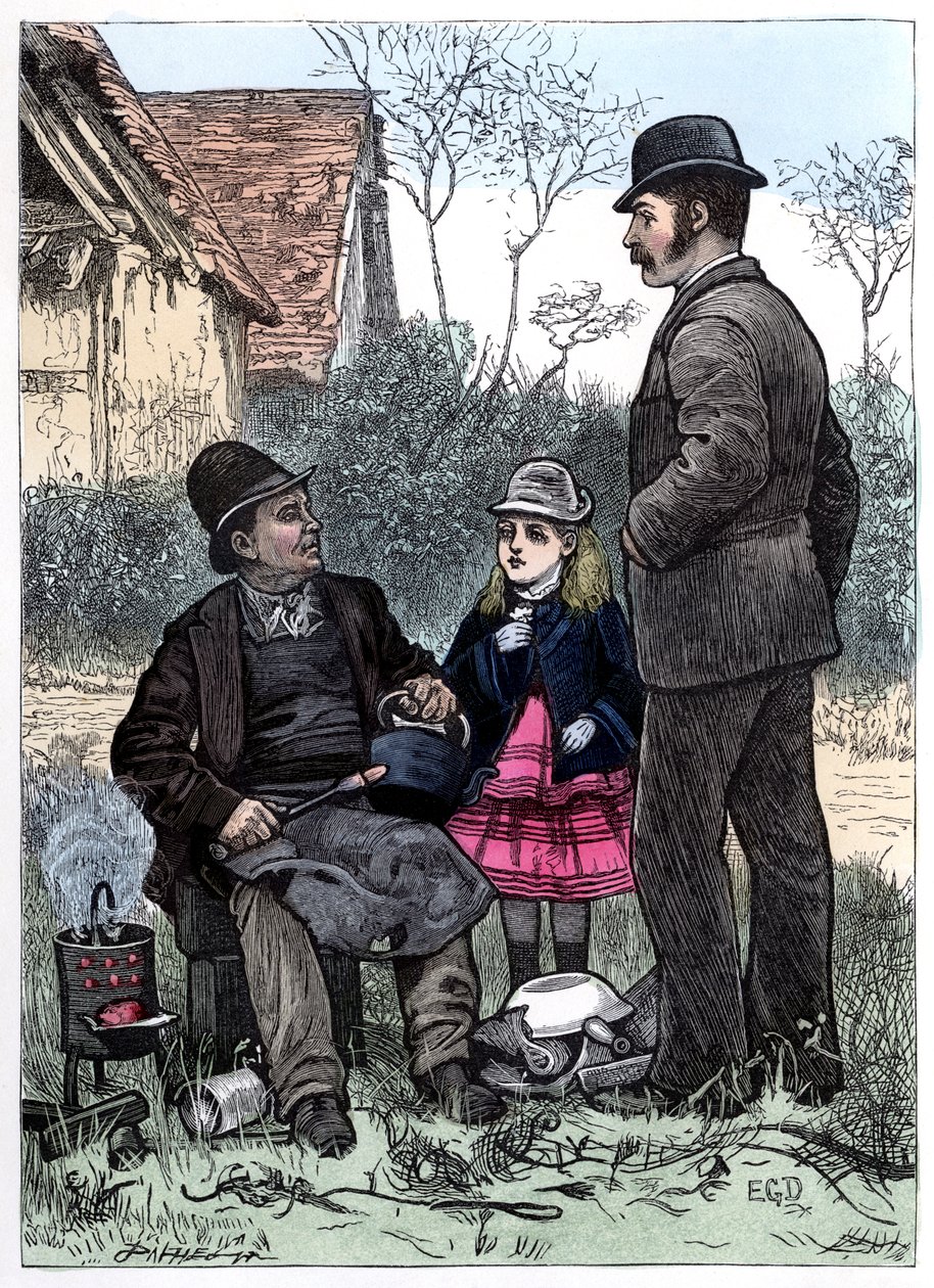 Picking up the Tinker af Charles Dickens af Edward Dalziel