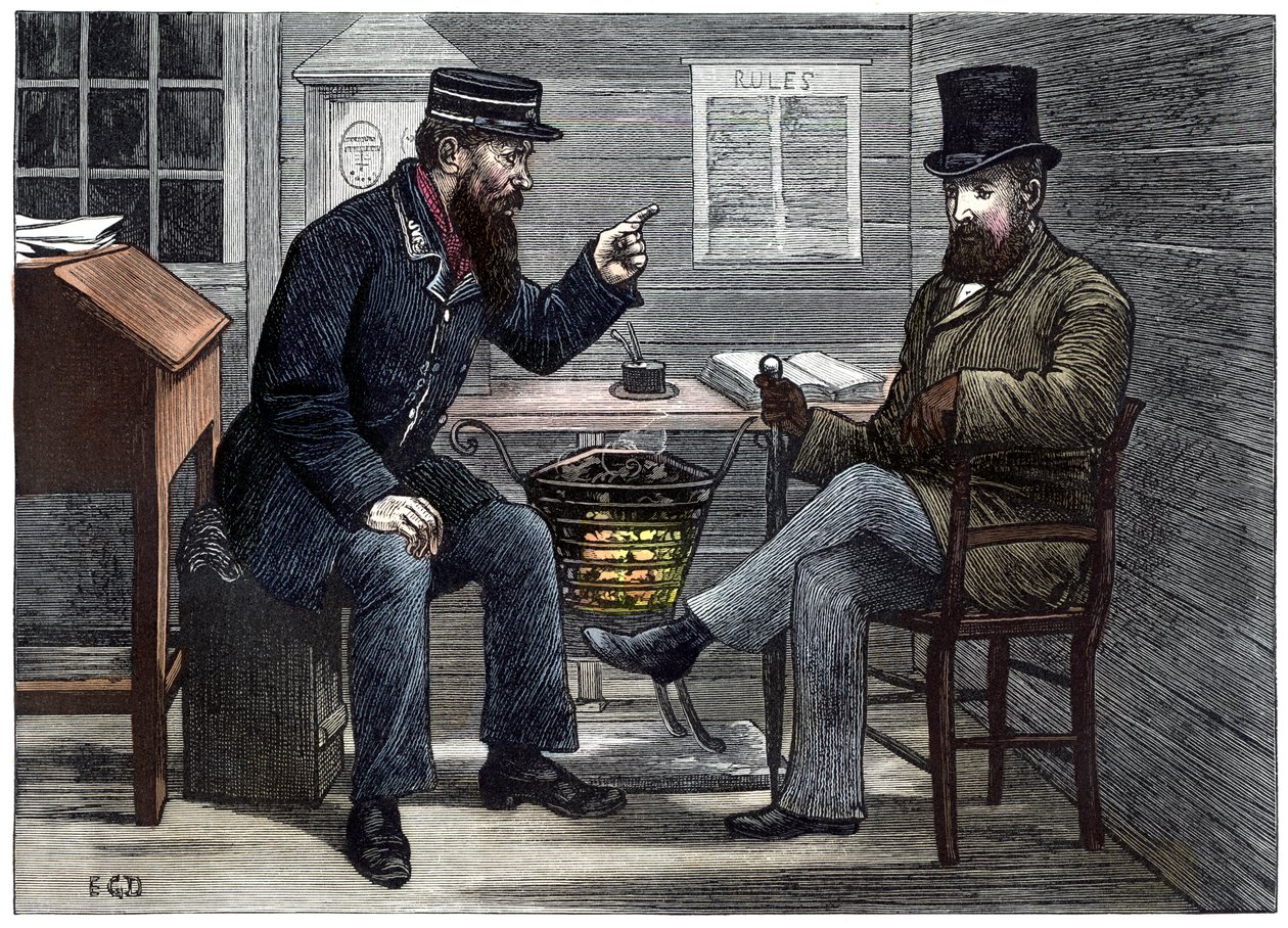 Signalmanden af Charles Dickens af Edward Dalziel