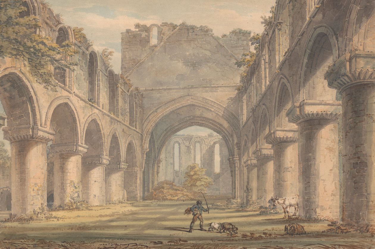 Buildwas Abbey, Shropshire af Edward Dayes