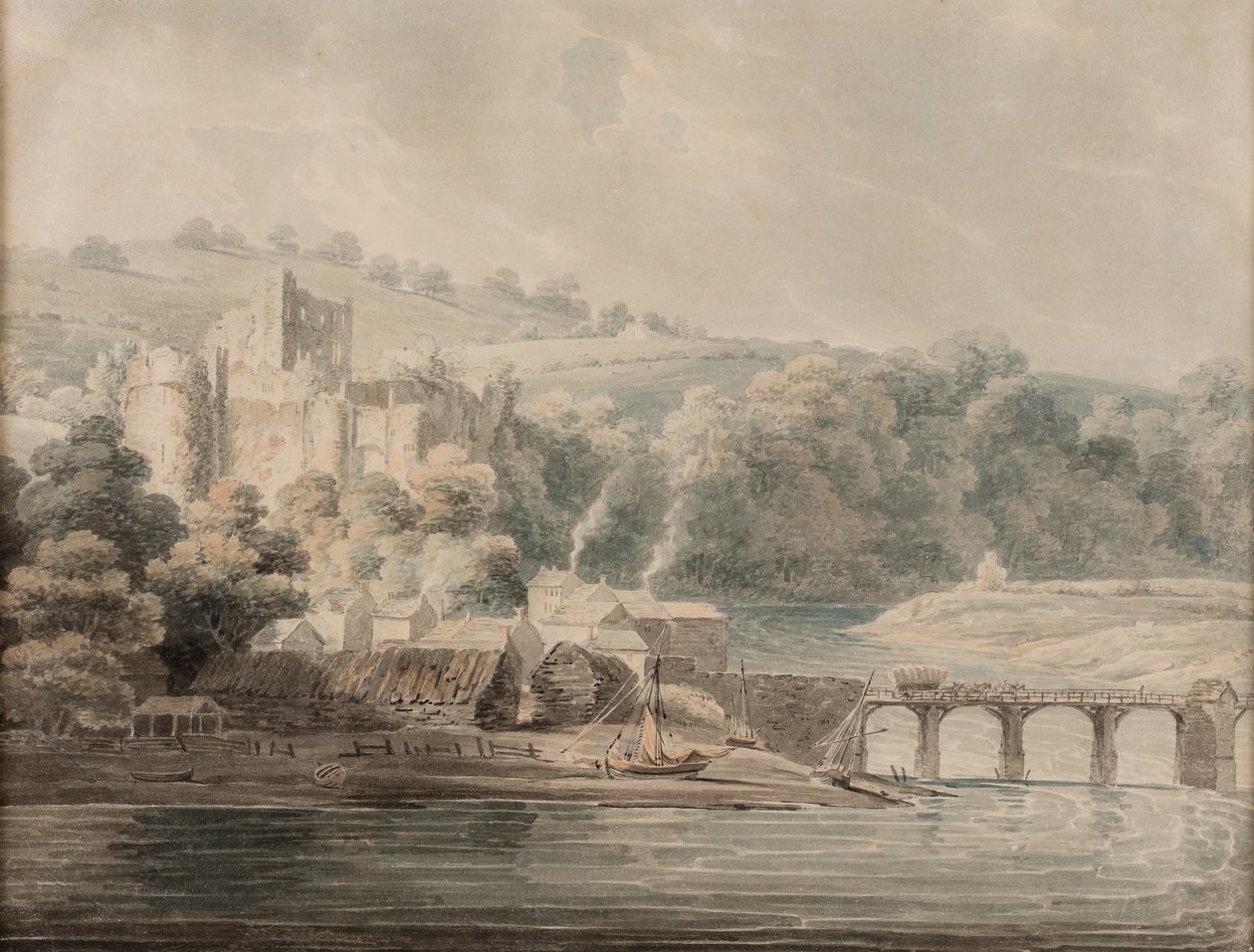 Chepstow Slot af Edward Dayes