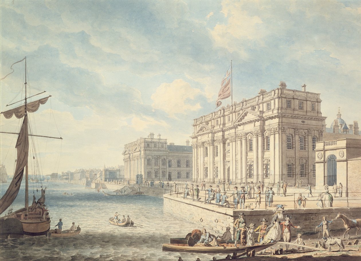 Greenwich Hospital af Edward Dayes