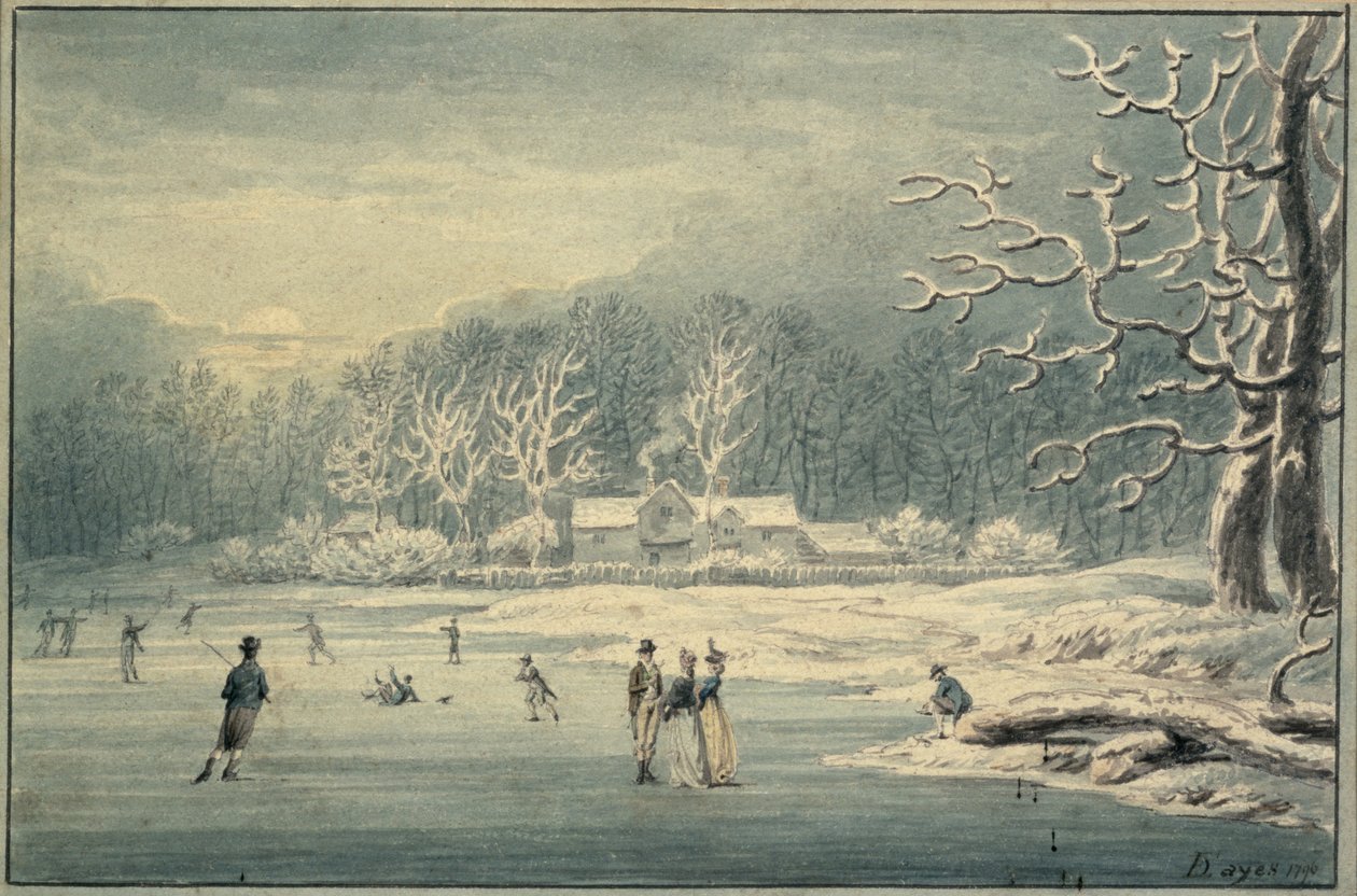 Hyde Park i sneen af Edward Dayes
