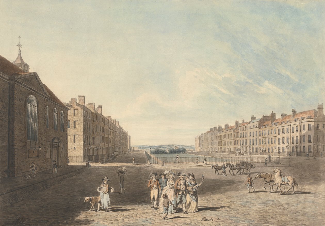 Queen Square, London af Edward Dayes