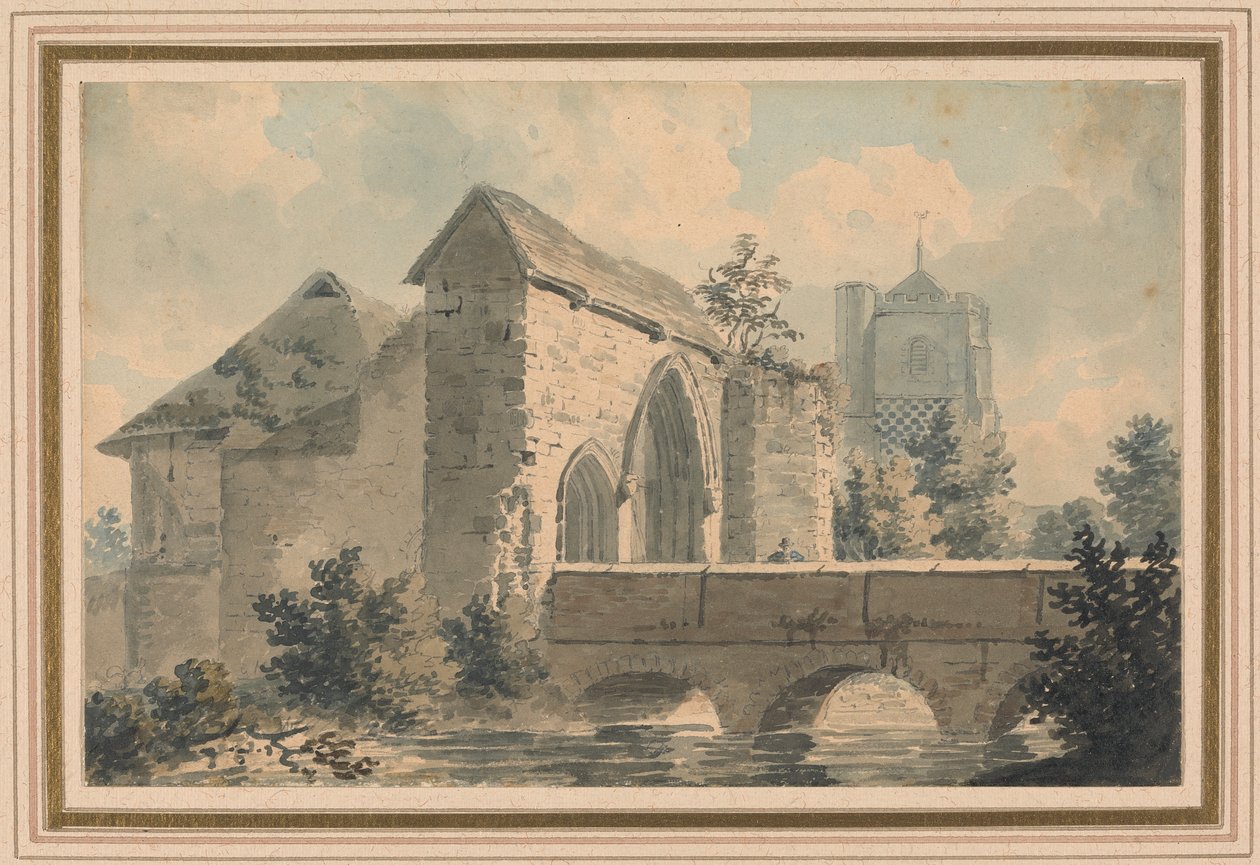 Waltham Abbey, Essex af Edward Dayes