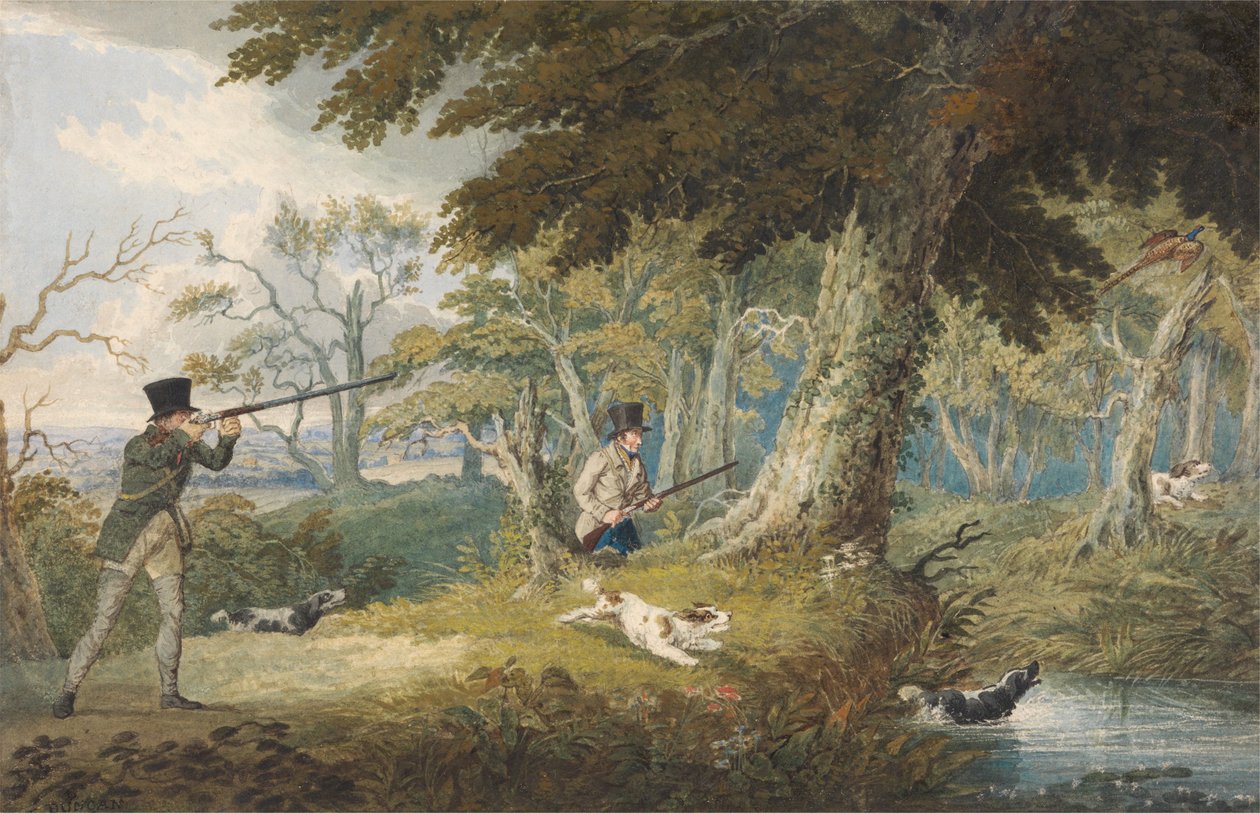 Fasanjagt af Edward Duncan
