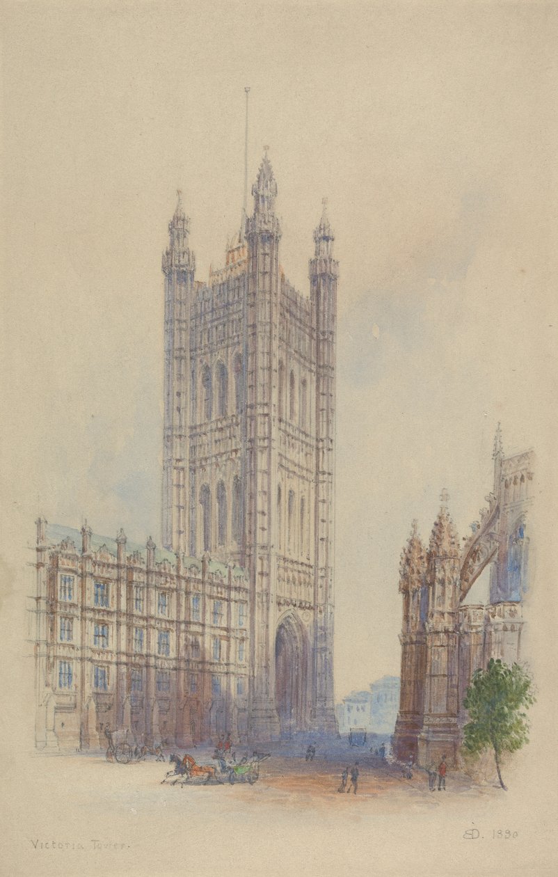Victoria Tower af Edward Duncan