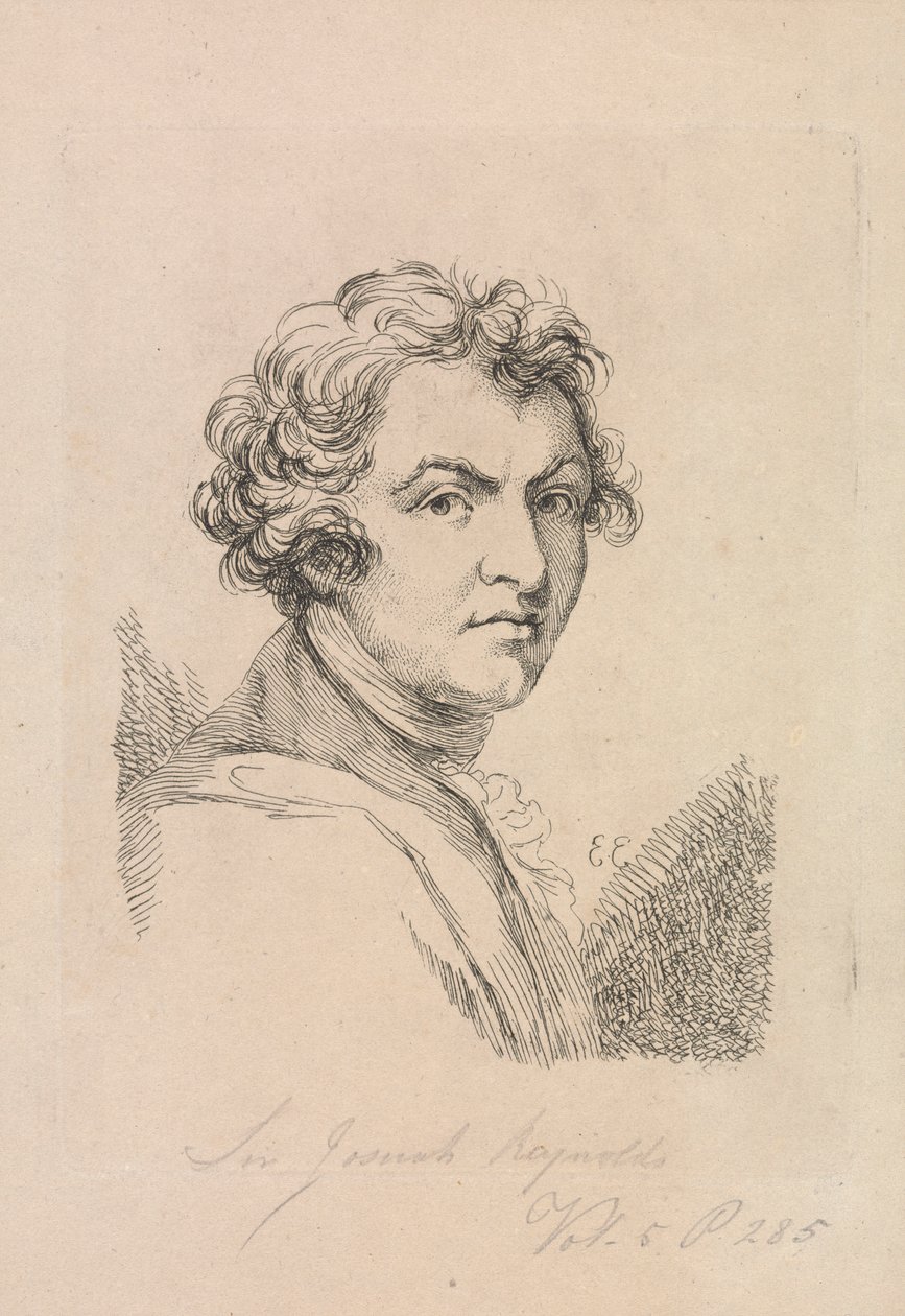 Sir Joshua Reynolds af Edward Edwards
