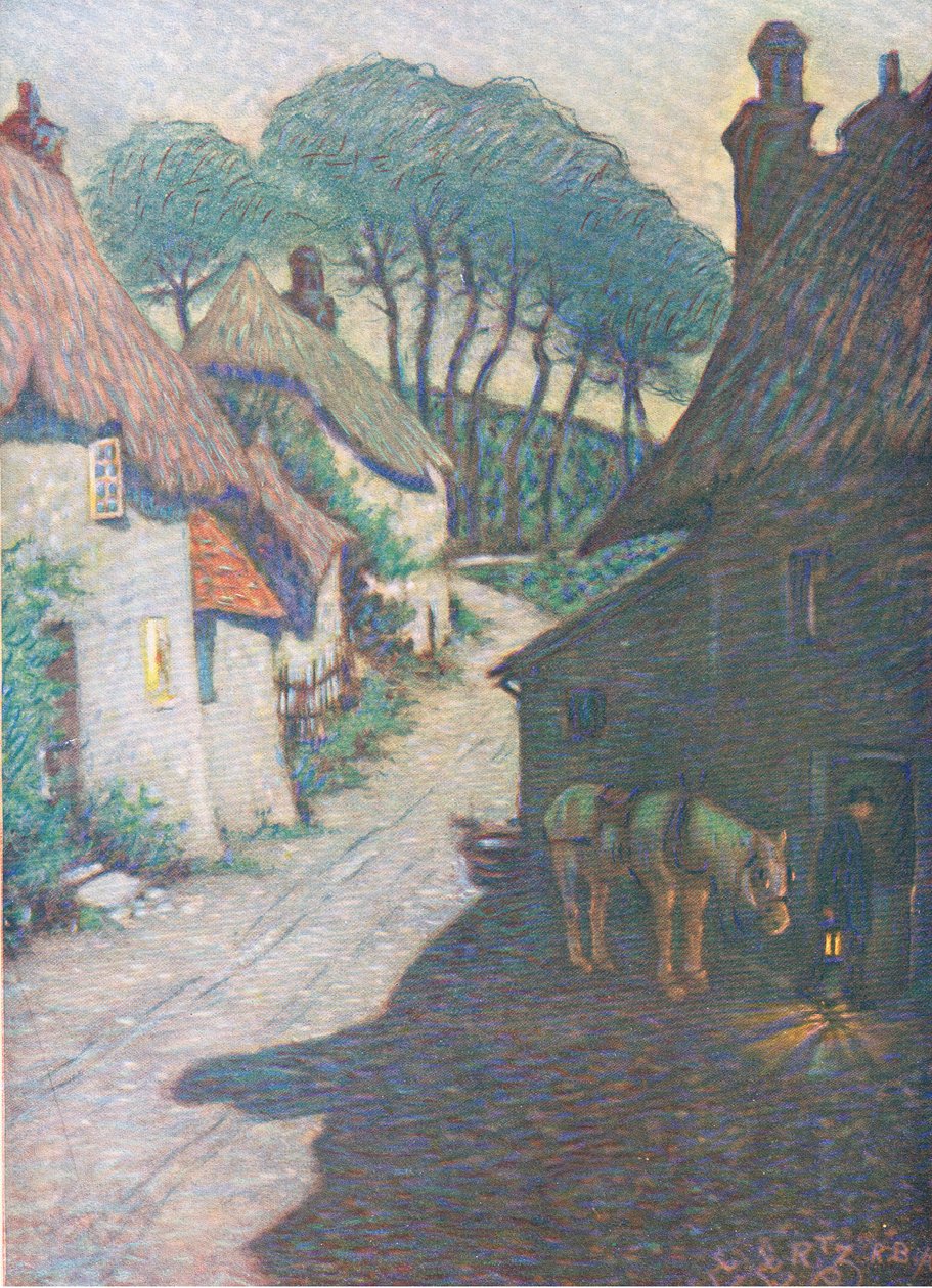 Landsbyen Thurlstone, South Devon, fra Hutchinson
