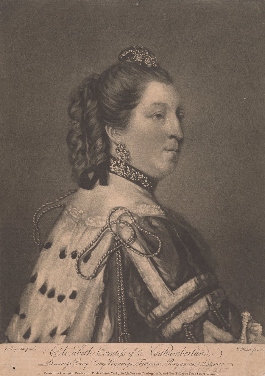 Elizabeth, grevinde af Northumberland af Edward Fisher
