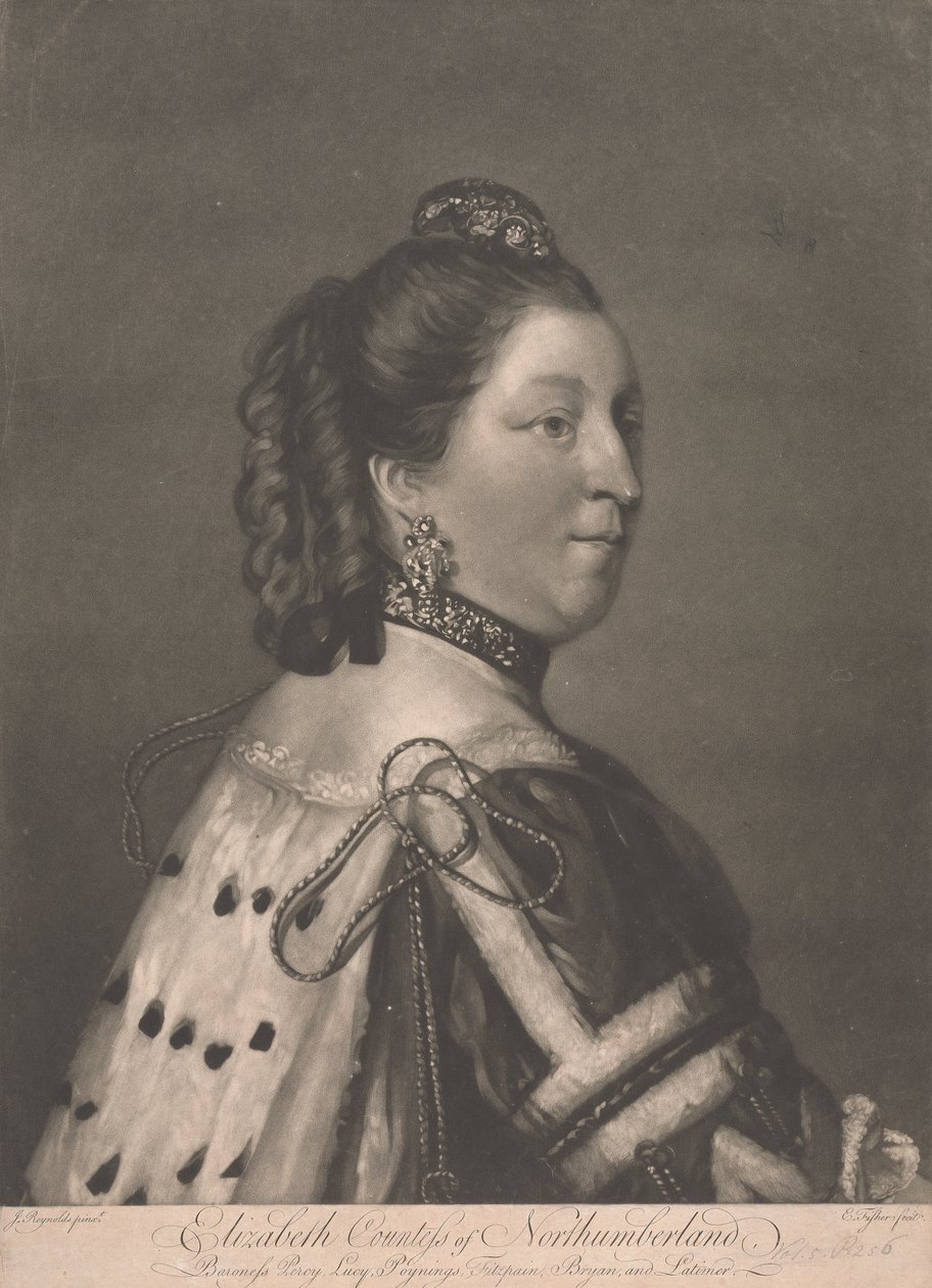 Elizabeth, grevinde af Northumberland af Edward Fisher