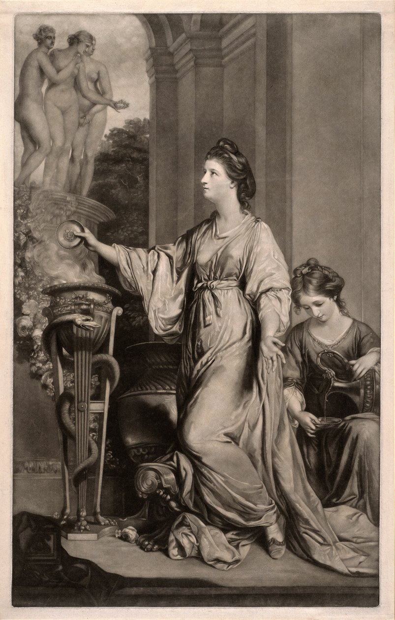 Lady Sarah Bunbury af Edward Fisher