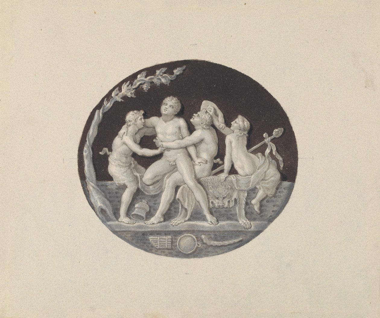 Bacchanalia af Edward Francis Burney