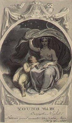 Majestic Night (tegning) af Edward Francis Burney