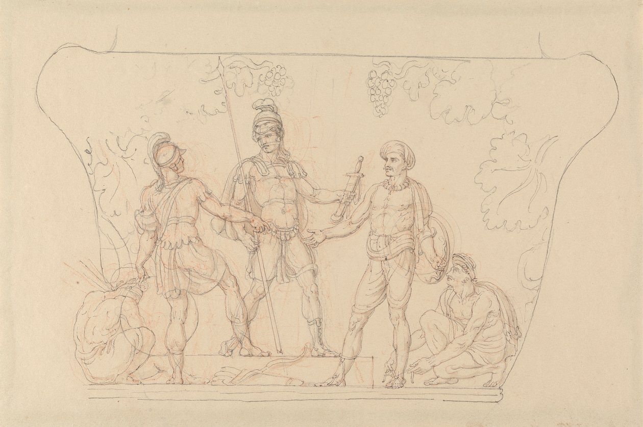 Lægge våben i hænderne på indianerne af Edward Francis Burney