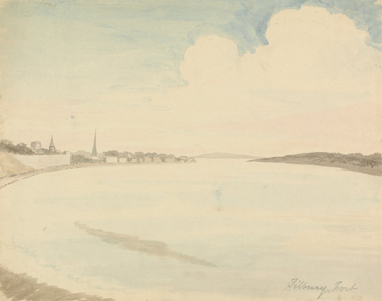 Tilbury Fort af Edward Francis Burney