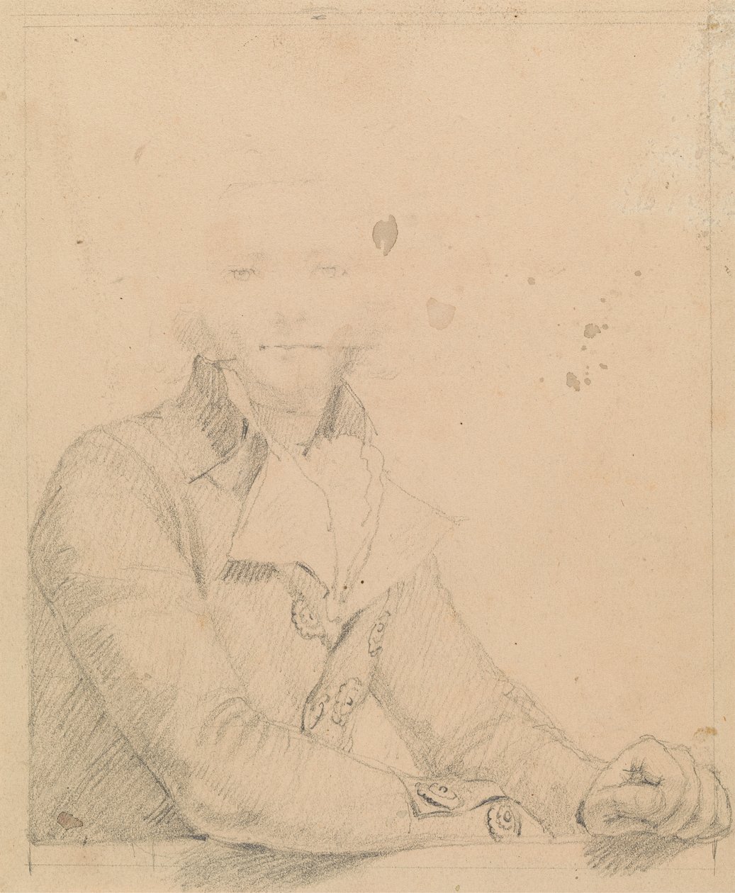 Ukendt mand af Edward Francis Burney