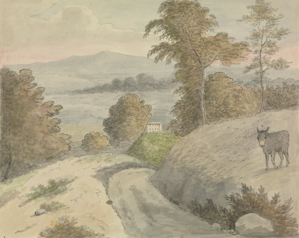 Udsigt i Surrey af Edward Francis Burney