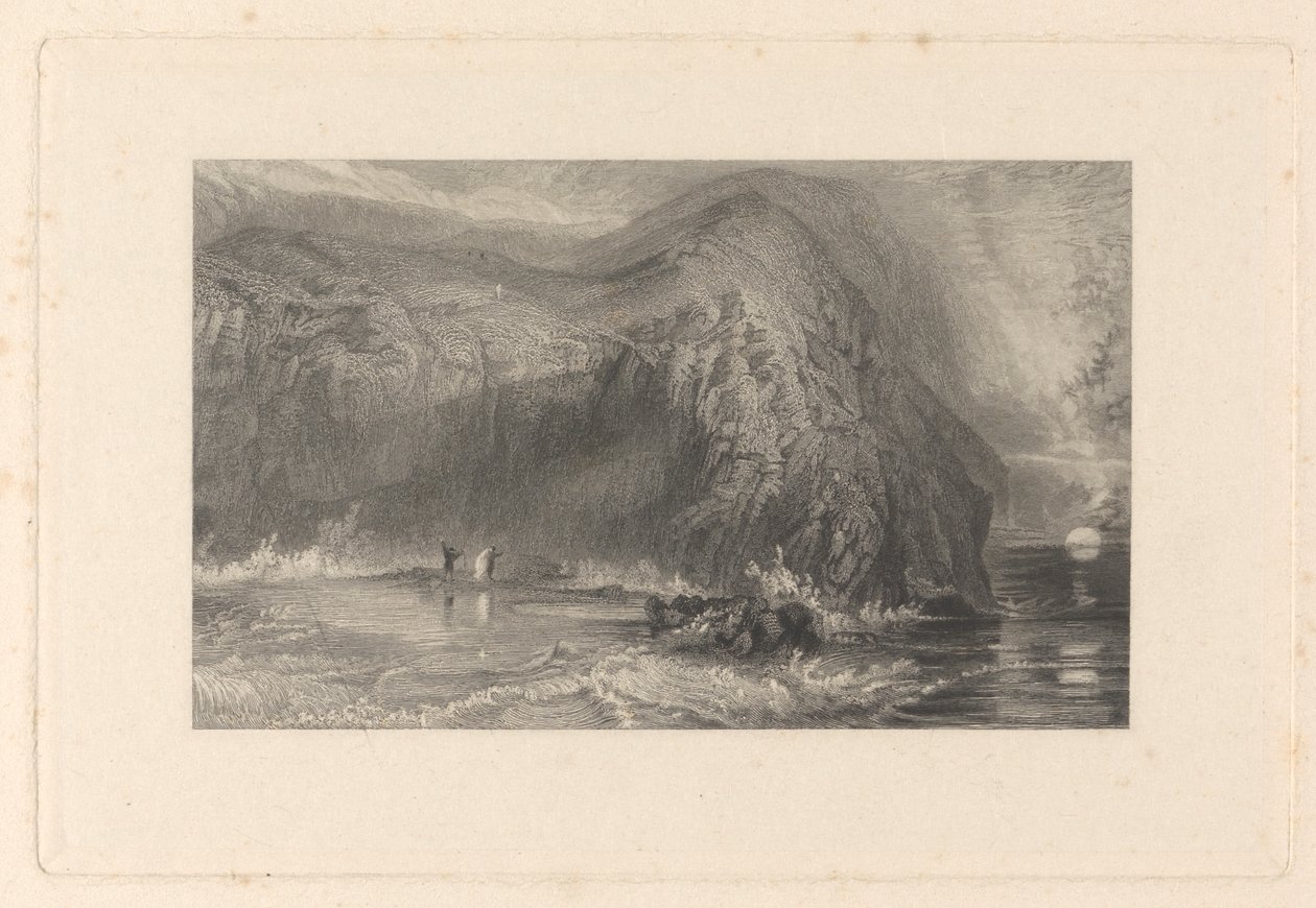 Bally-Burgh Ness af Edward Francis Finden