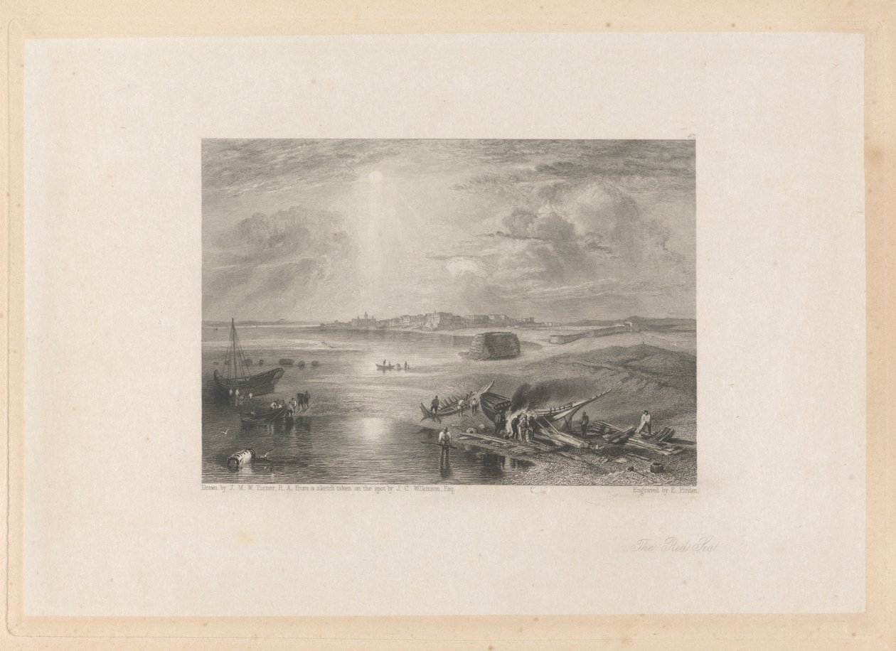 Det Røde Hav og Suez af Edward Francis Finden