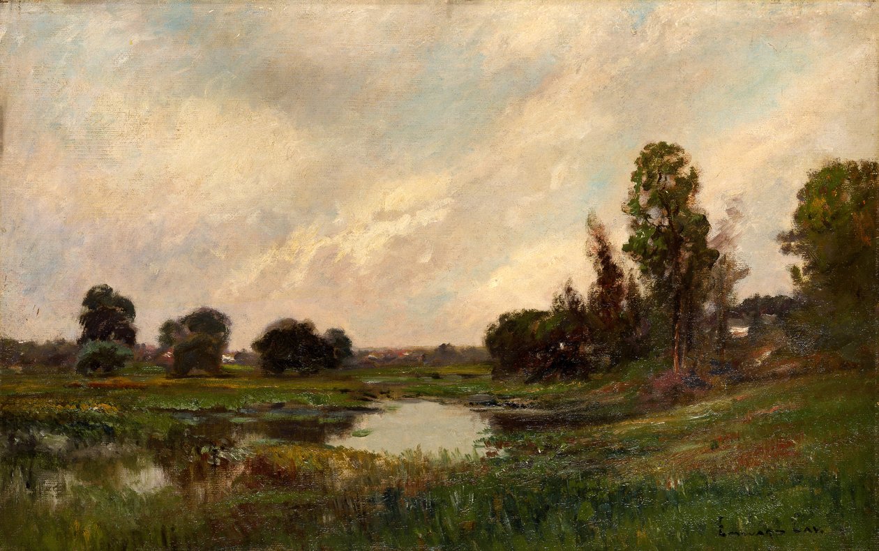The River, Sound Beach, Connecticut, ca. 1870-1907. af Edward Gay