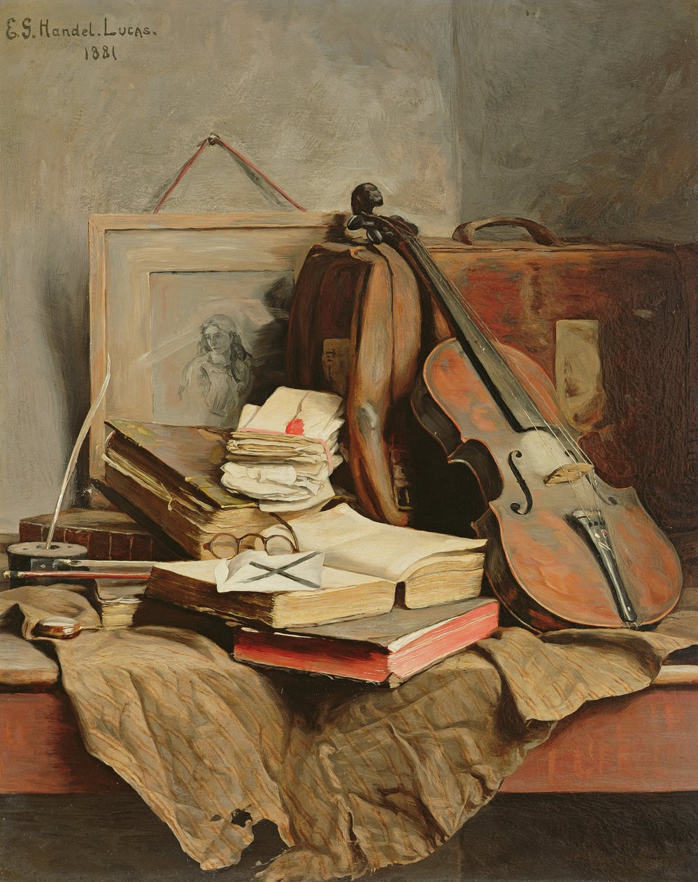 Tiden prøver alting, 1881 af Edward George Handel Lucas