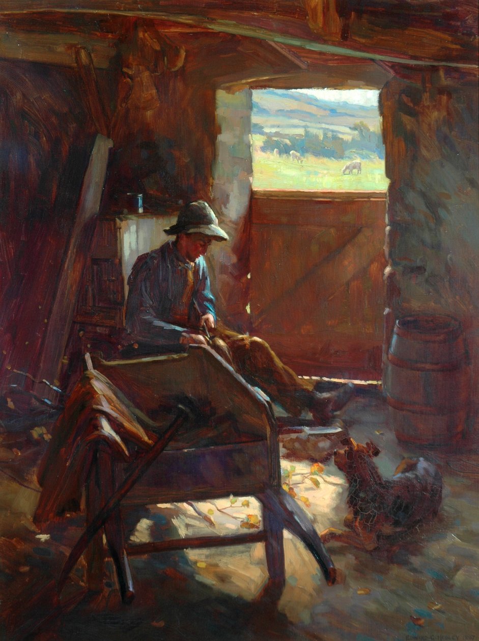 Cutting Stacks stænger, 1897 af Edward George Hobley