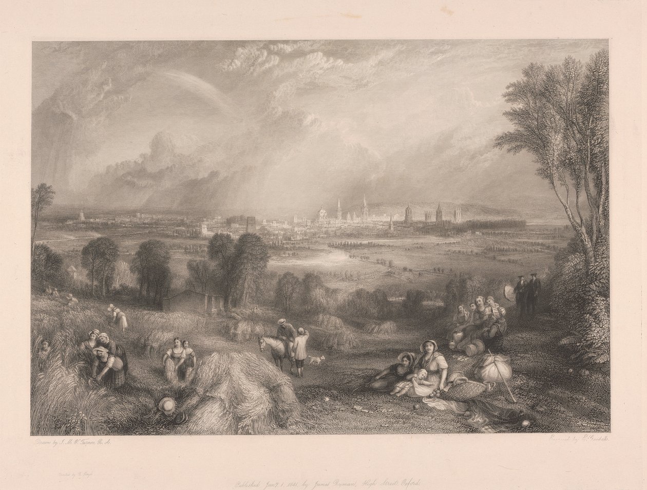 Oxford fra North Hinksey af Edward Goodall