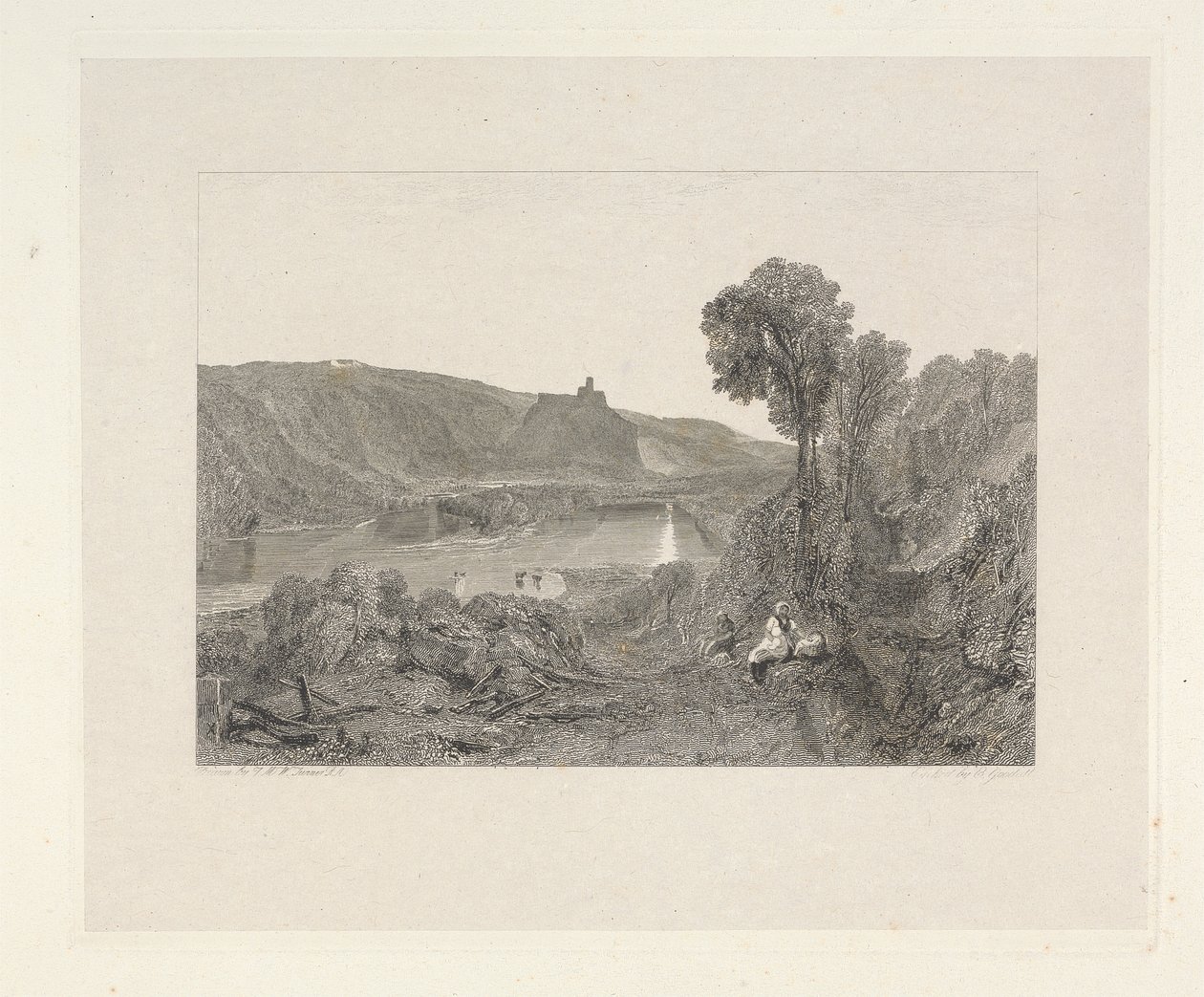 Prudoe Castle, Northumberland af Edward Goodall