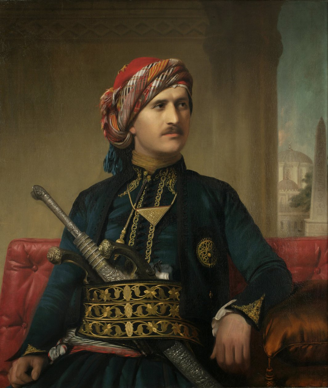 Armensk i gammel stil af tyrkisk dragt, 1848-49 af Edward Hartley Mooney