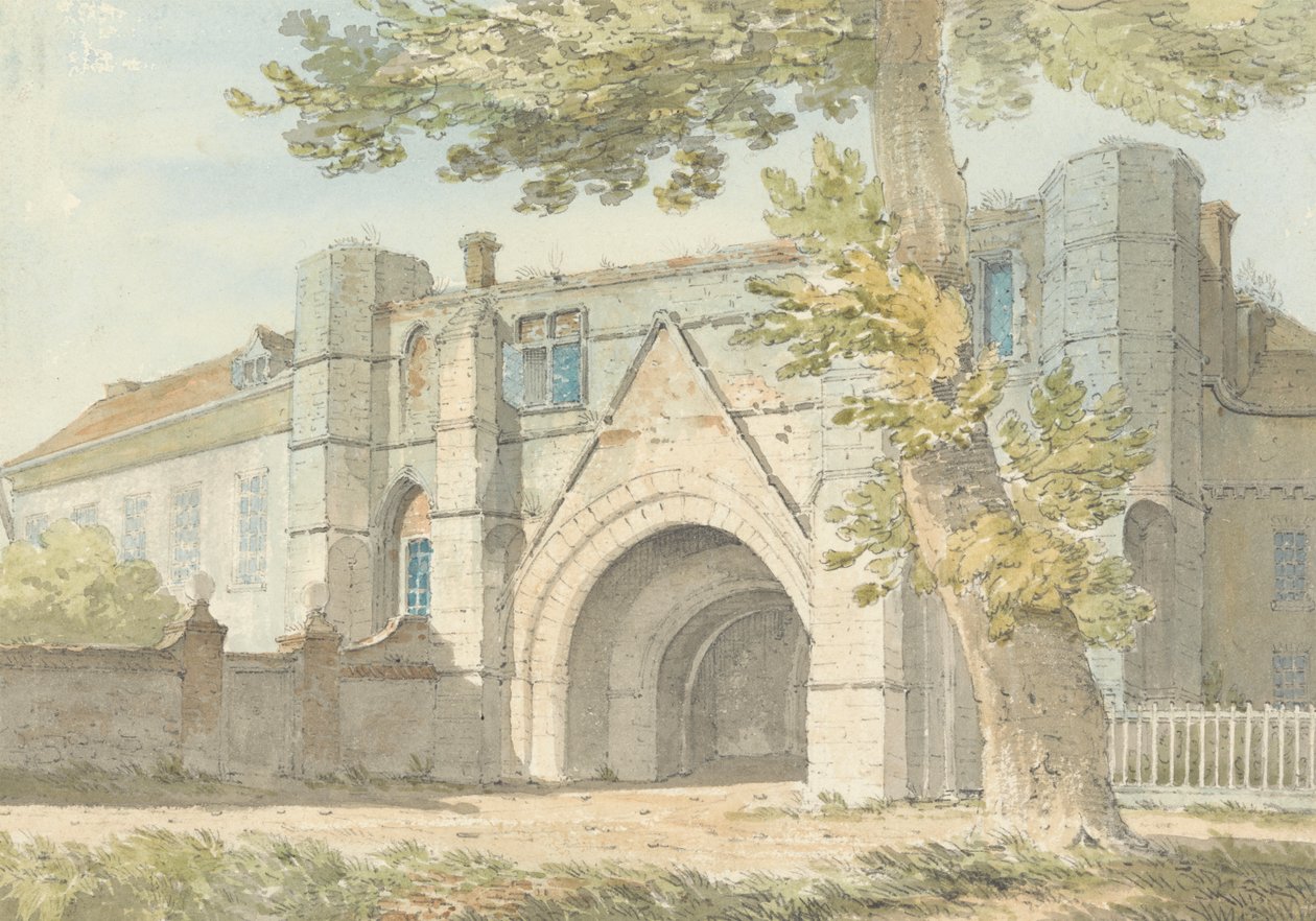 Reading Abbey Gateway af Edward Hawke Locker