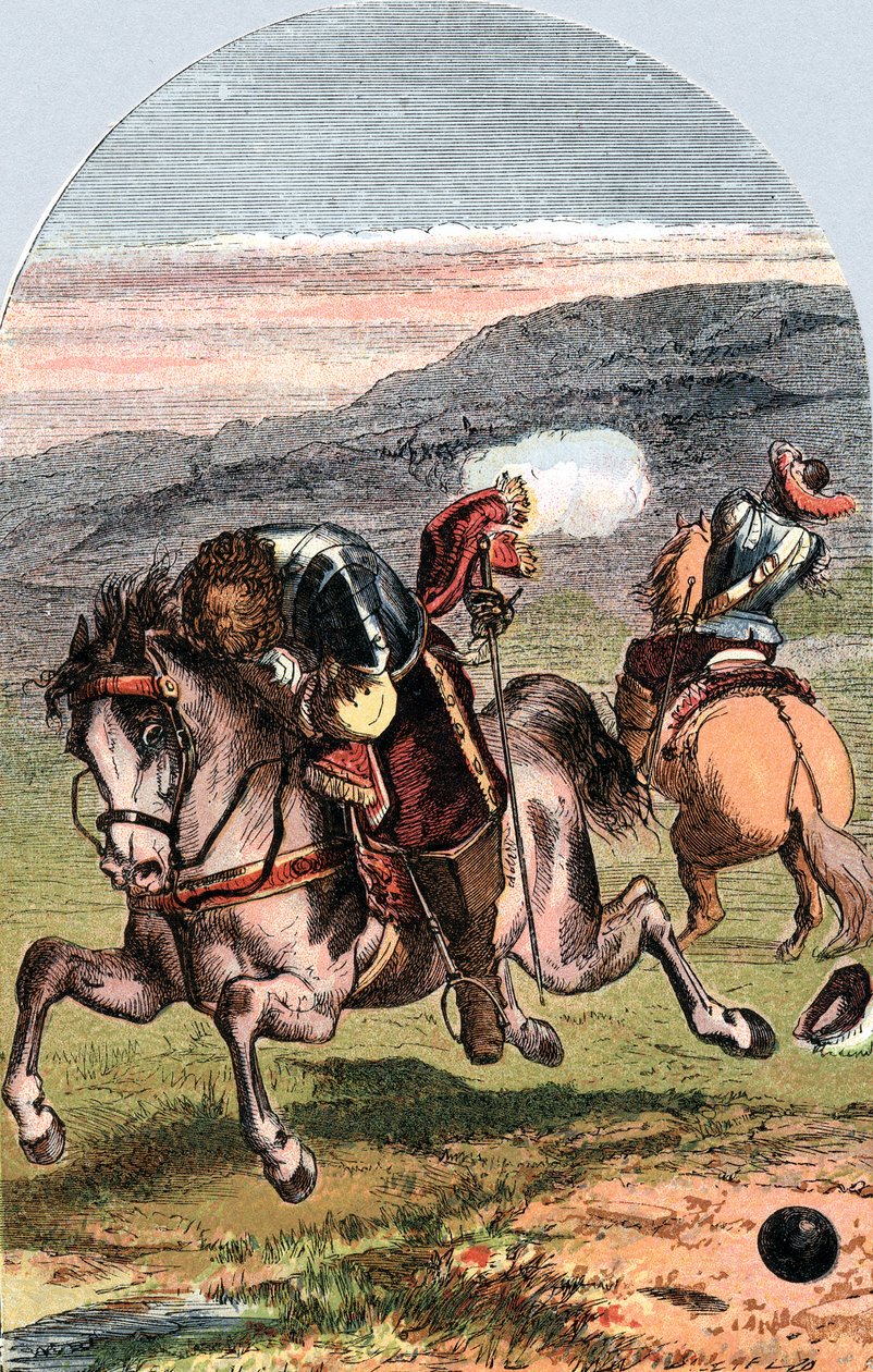 Henri, Vicomte de Turenne, fransk soldats død, 1675 c1870 af Edward Henry Corbould