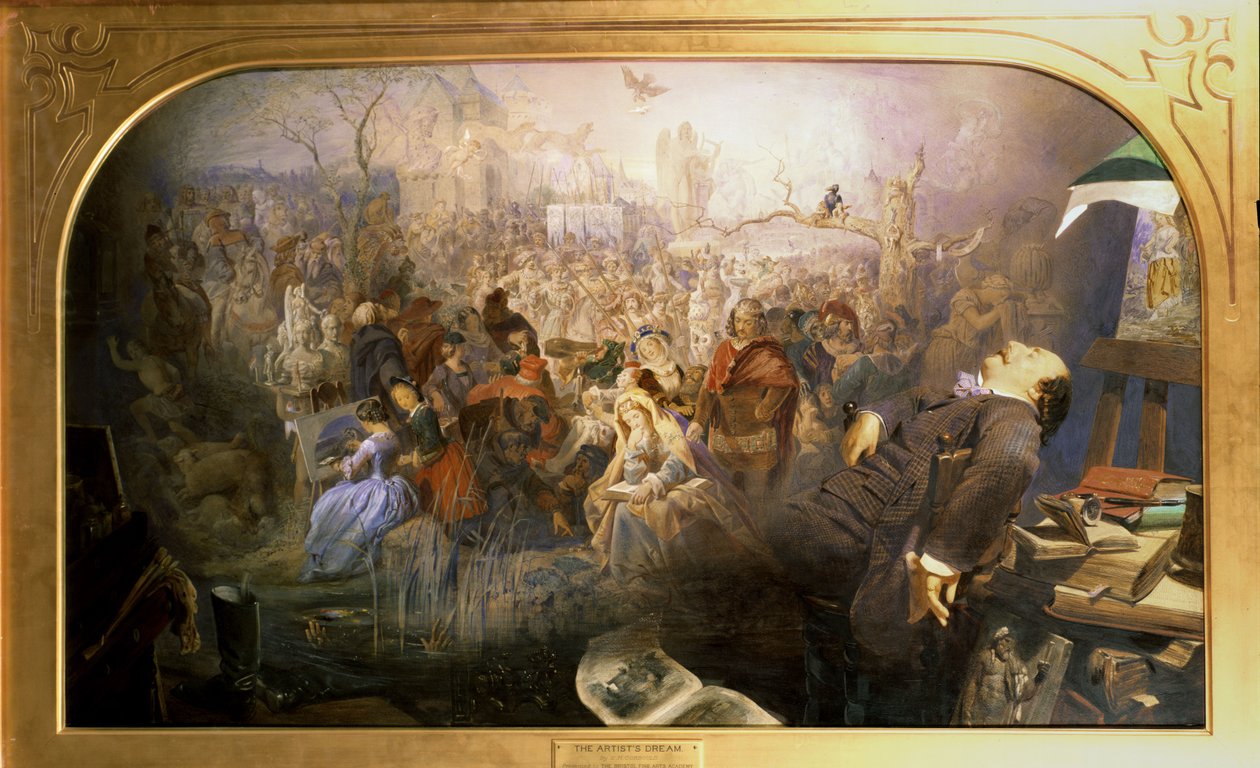 Kunstnerens drøm af Edward Henry Corbould