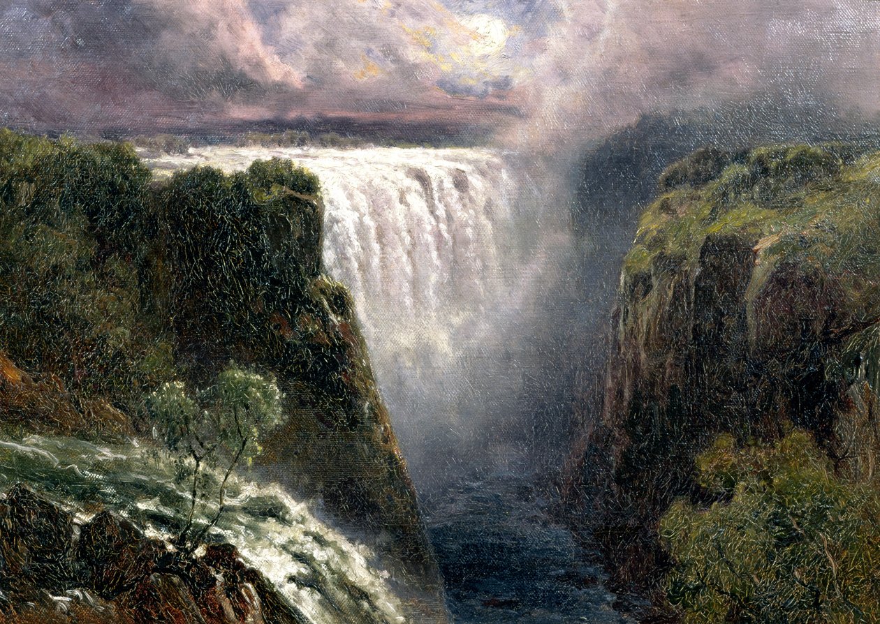 Udsigt til Victoria Falls af Edward Henry Holder