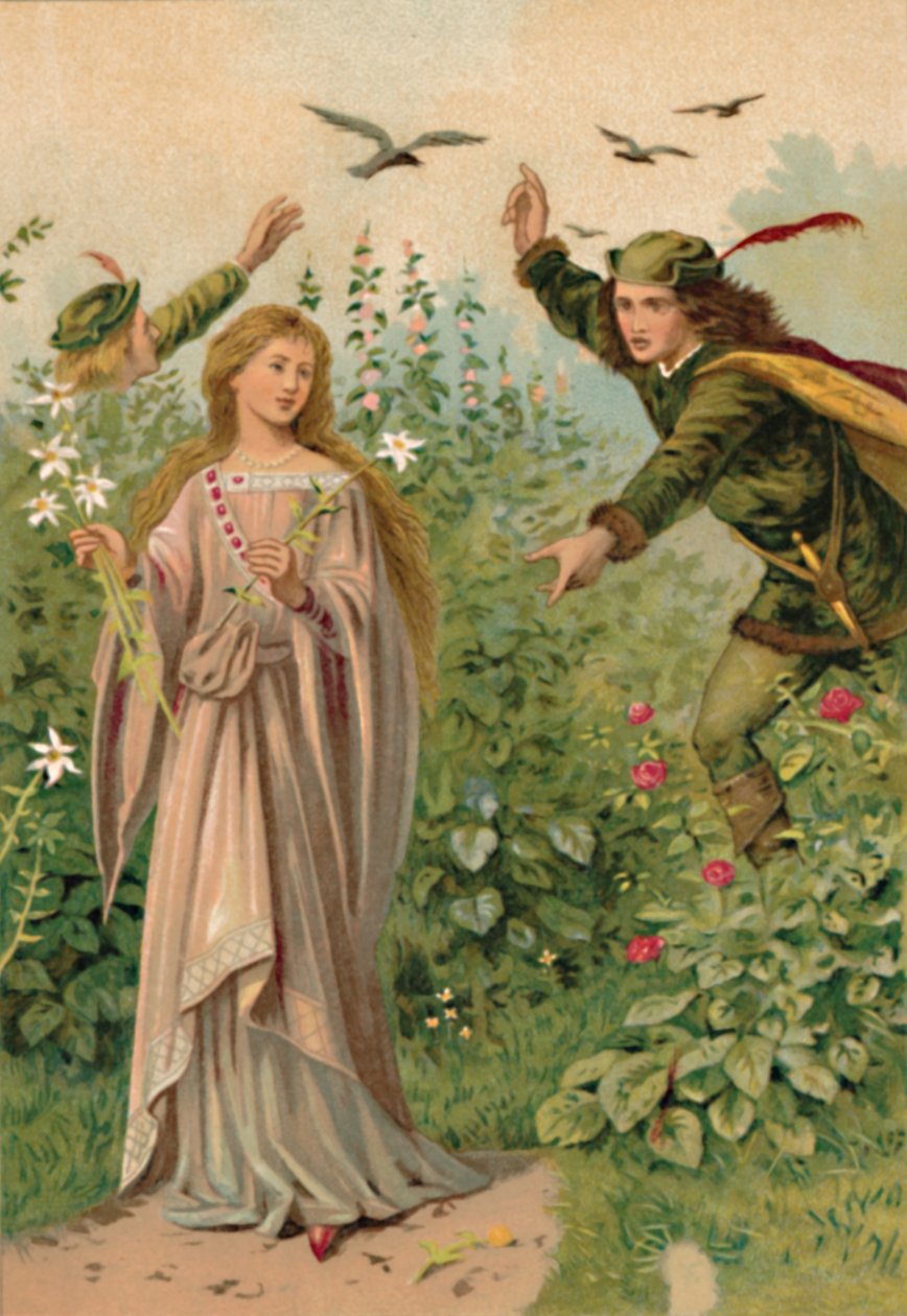Brødrene og deres søster, 1901 af Edward Henry Wehnert