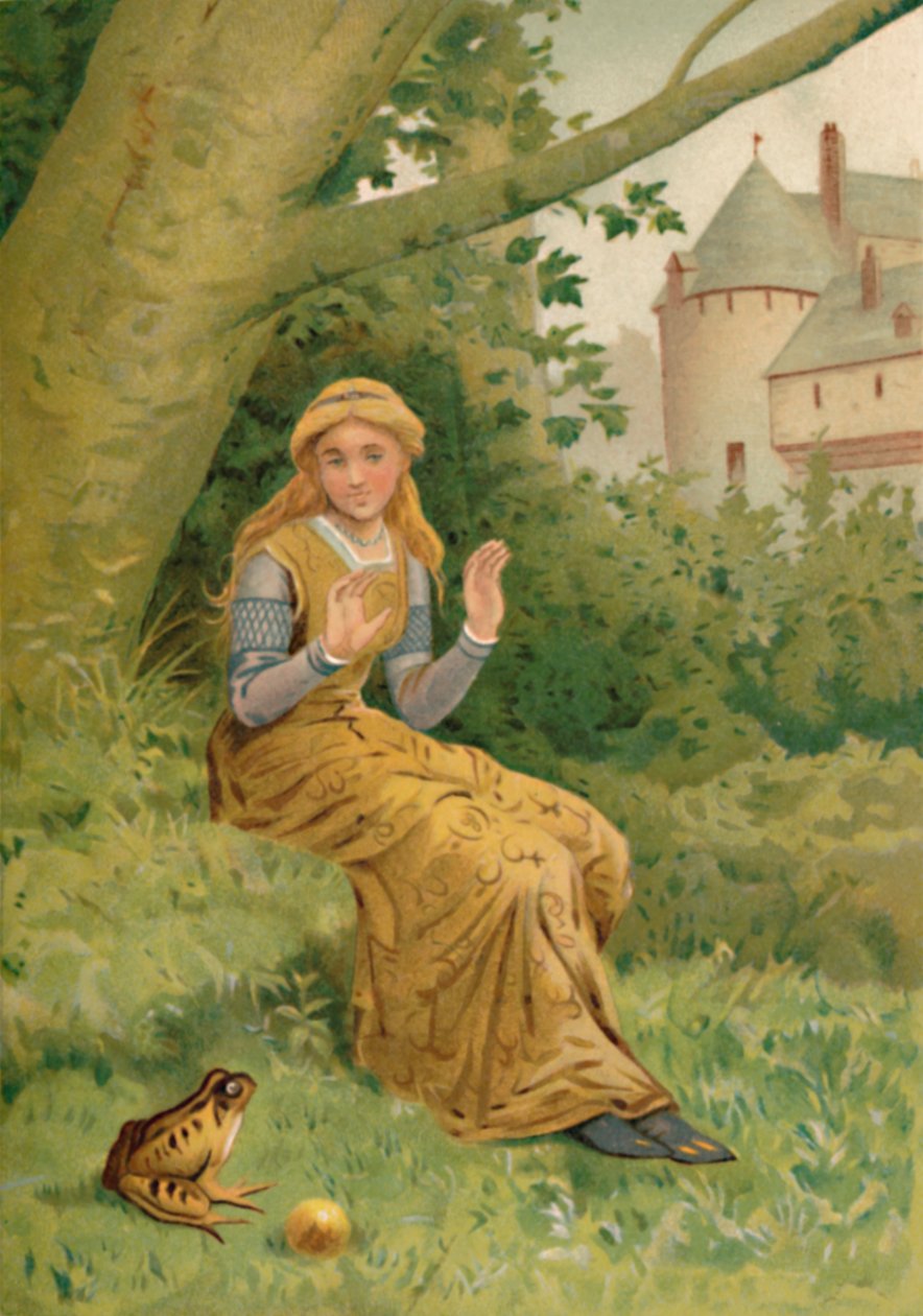 Frøprinsen og kongens datter, 1901 af Edward Henry Wehnert