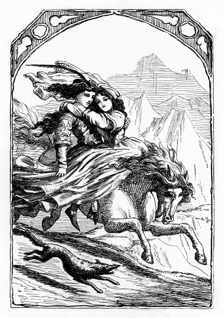 Den gyldne fugl, 1901 af Edward Henry Wehnert
