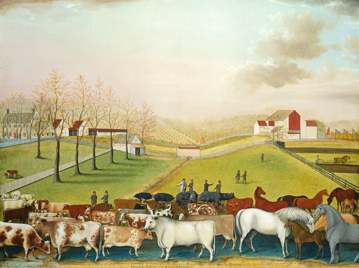 Cornell Farm af Edward Hicks