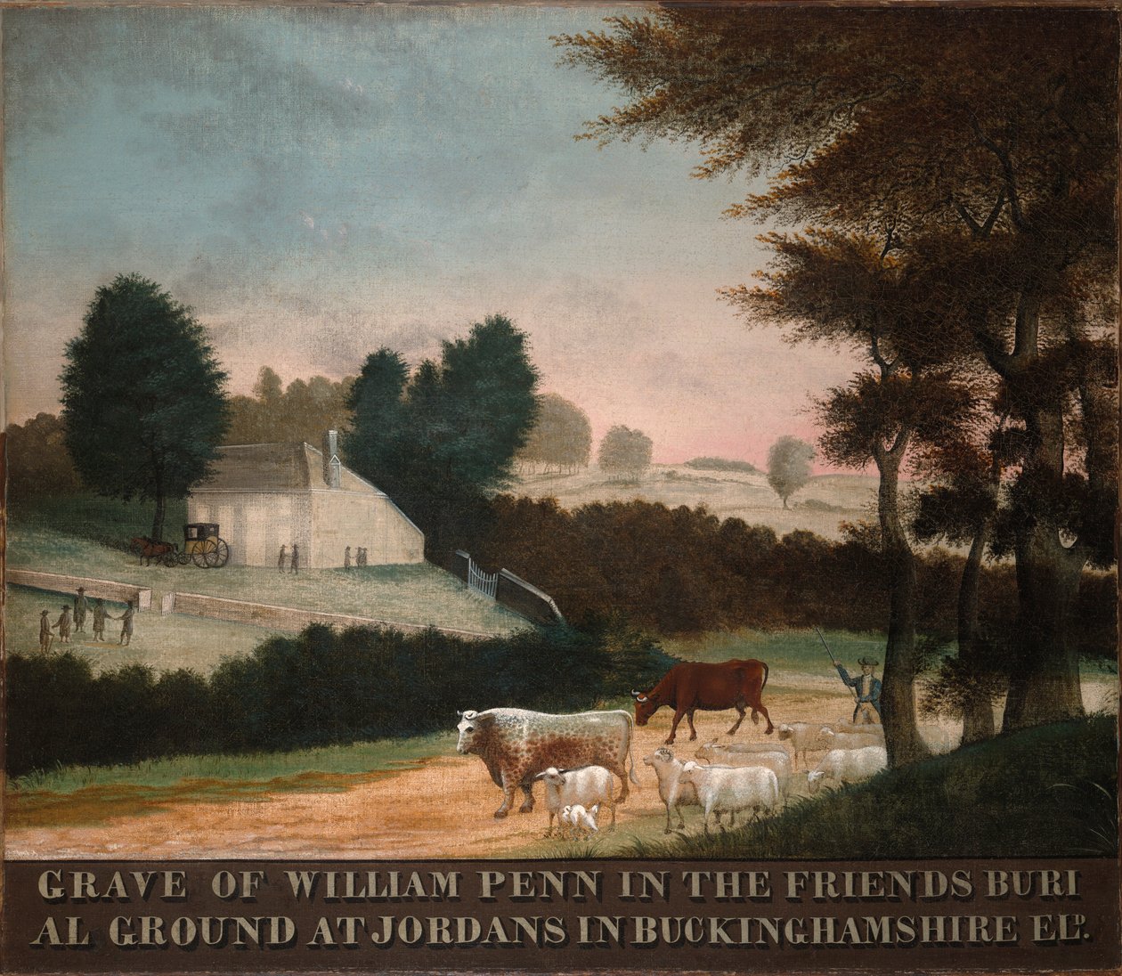 William Penns grav af Edward Hicks