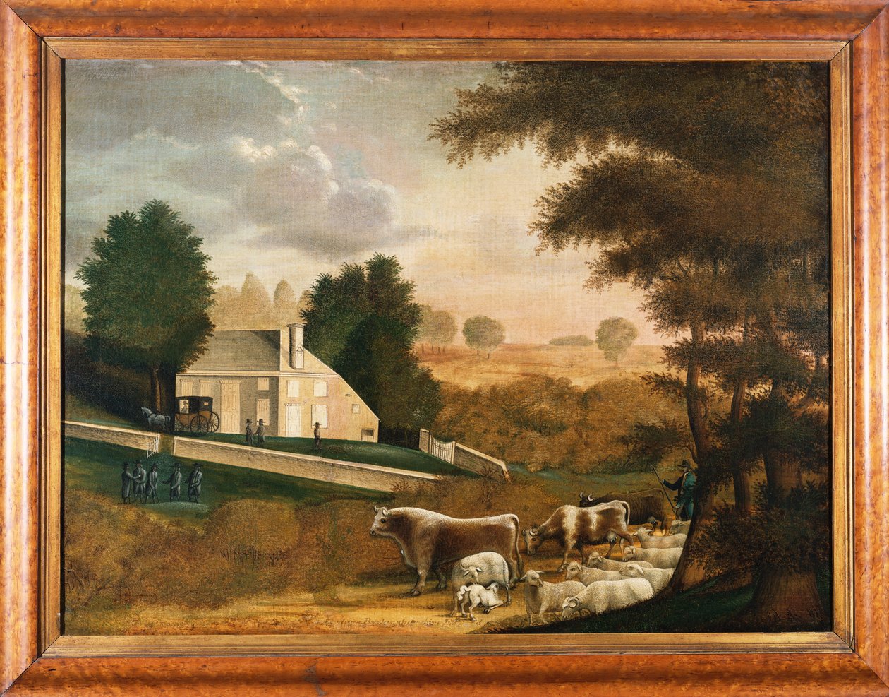 The Grave of William Penn, 1848 af Edward Hicks