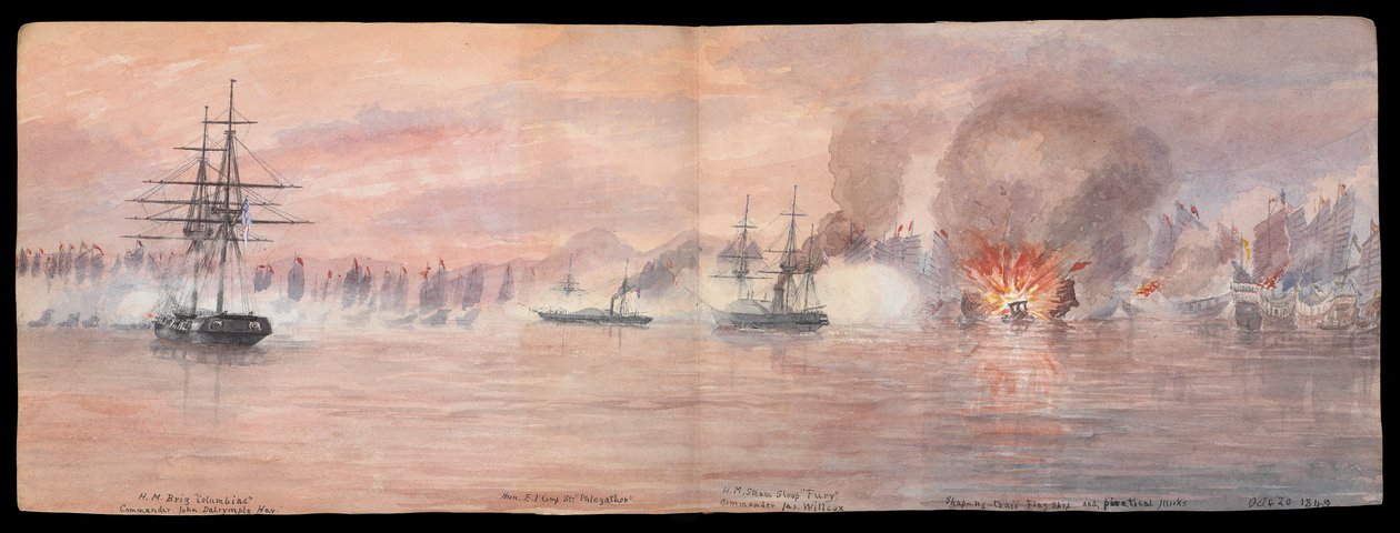 Private Illustrated Journal of Dr E H Cree, Volume XII 1849, Fold ud overfor side 73-74, 