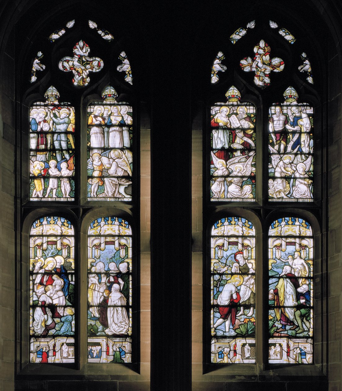 East Window, 1882 (farvet glas) af Edward Holmes Jewitt