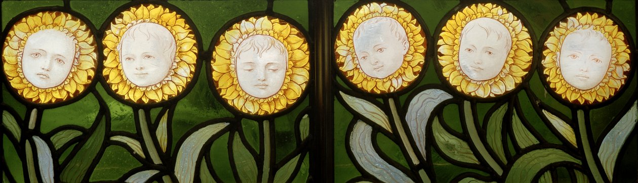 Mary, Mary, ganske modsat, blomsterdetalje, 1886 af Edward Holmes Jewitt