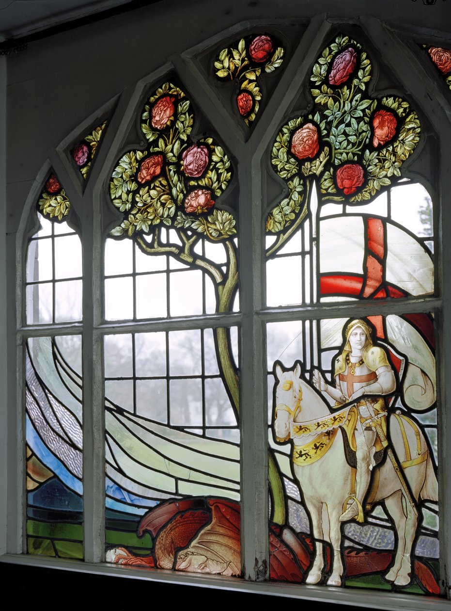 St George & The Dragon, 1886 af Edward Holmes Jewitt