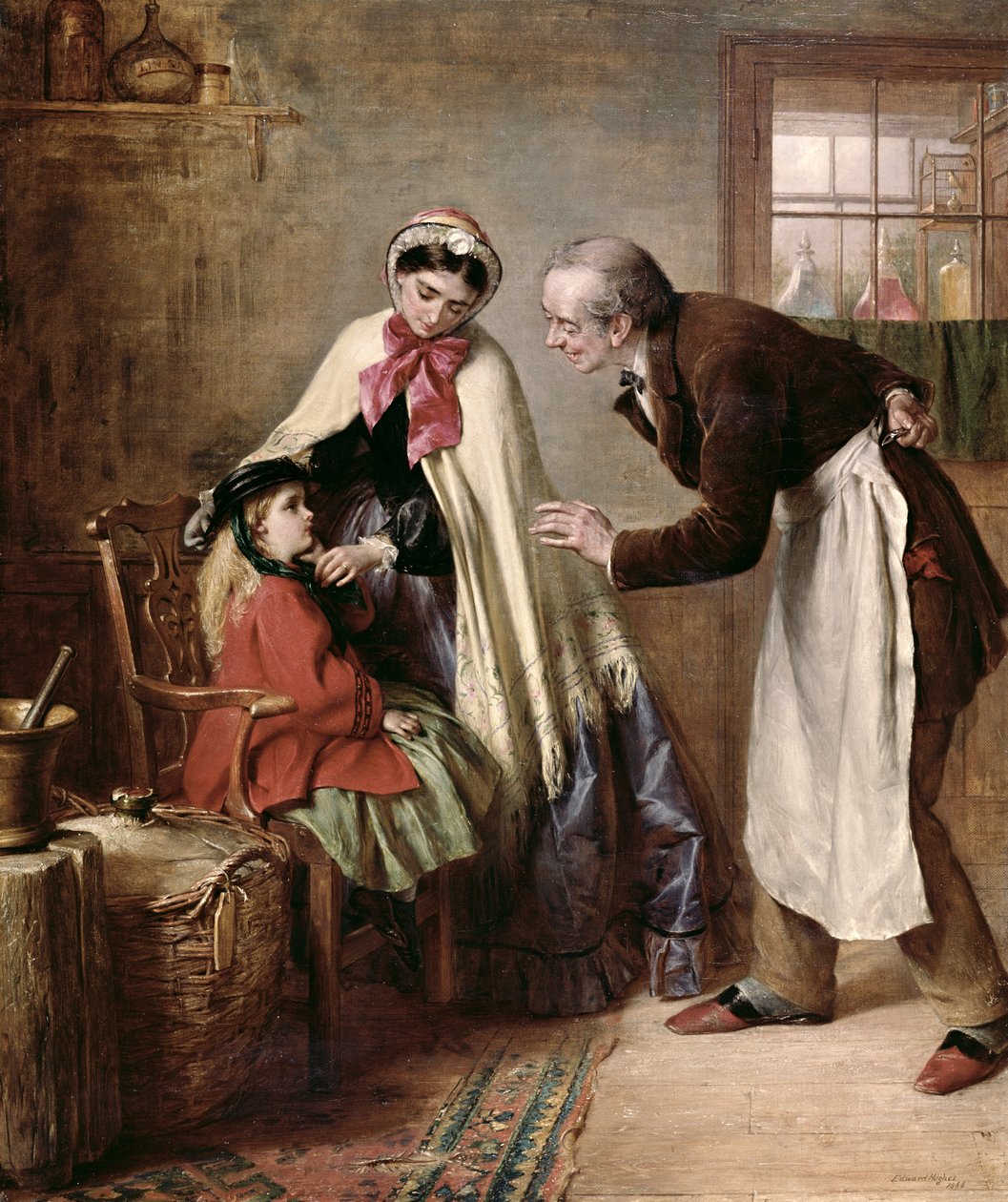 Første tand, 1866 af Edward Hughes