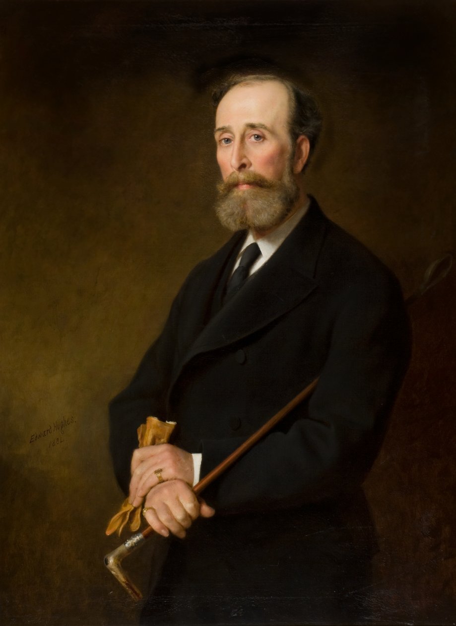 Sir William Ogilvy Dalgleish fra Errol Park (1832-1913) af Edward Hughes