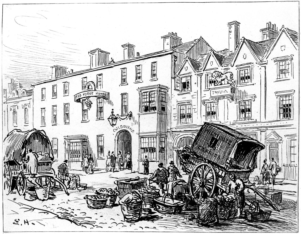 The Red House Hotel, Stratford-upon-Avon, Warwickshire, 1885. af Edward Hull
