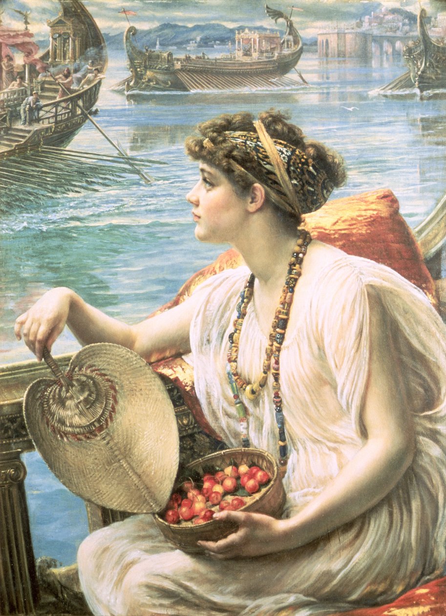 Et romersk bådkapløb af Edward John Poynter