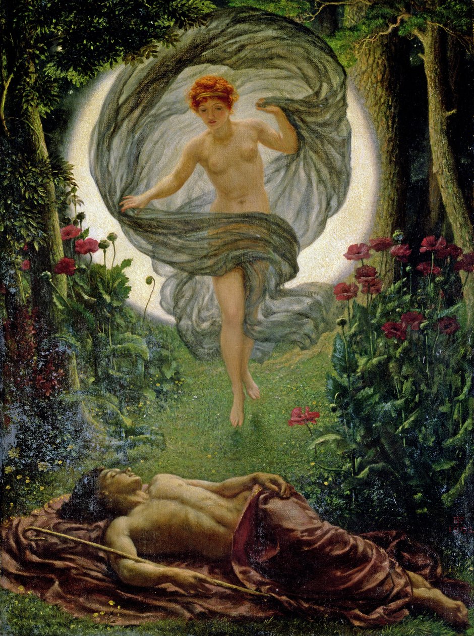 Visionen om Endymion af Edward John Poynter
